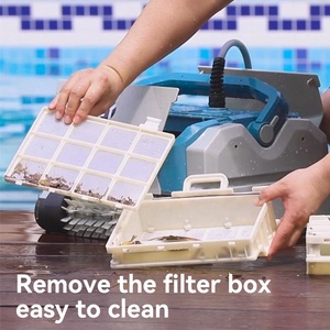 Aspirateur de piscine filaire PH-1010 avec capacité de nettoyage de la ligne d'eau et deux paniers filtrants - Product Image 5