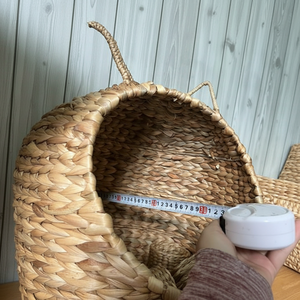 MEILLEUR VENDEUR 2024 I Maison pour animaux de compagnie en jacinthe d'eau de haute qualité écologique/Maison pour chat/Maison pour chien I Le cadeau spécial du Vietnam - Product Image 1