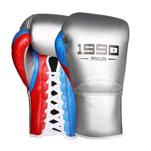 Guantes de entrenamiento de boxeo, Equipo de Boxeo personalizado, con cordones