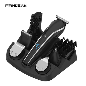 FK-8588T 6 in 1 กรรไกร<span class=keywords><strong>ต</strong></span>ัด<span class=keywords><strong>ผม</strong></span>ไฟฟ้ามั<span class=keywords><strong>ล</strong></span><span class=keywords><strong>ต</strong></span>ิฟังก์ชั่นที่กําหนดเองขายส่งชุดกรรไกรตัด<span class=keywords><strong>ผม</strong></span>ไร้สายแบบชาร์จไฟได้ - Product Image 3