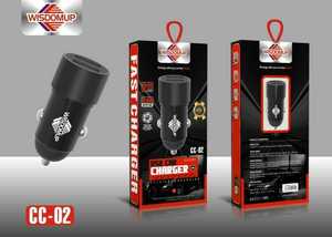 Caricabatterie per auto Wisdomup CC-02 USB 12-24V a ricarica rapida per veicoli - Product Image 3