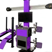 Détecteur d'alignement de roues 3D avec affichage numérique LED, capacité de 60 kg, équipement d'atelier peu encombrant pour stations de réparation