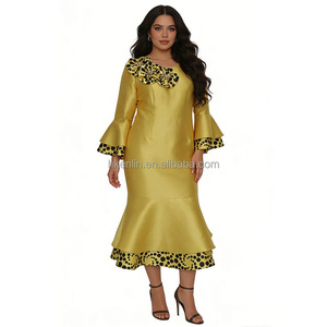 Vestidos de iglesia Geenlinm de talla grande para mujeres africanas elegantes - Product Image 1