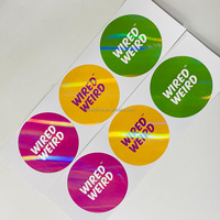 Étiquettes d'emballage personnalisées avec logo, feuilles d'autocollants autocollantes, autocollants en vinyle imperméables pour animaux de compagnie, étiquettes argentées