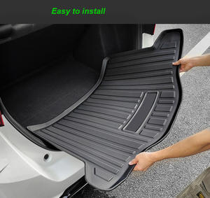 Nuovo Design durevole per tutte le stagioni fodera del carico schienale cuscino tappetino bagagliaio auto per 2024 <span class=keywords><strong>KIA</strong></span> tellururo (7 posti) tappetino del bagagliaio - Product Image 5