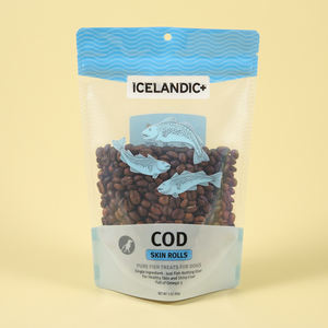 Eko dostu kilitli ayakta duran torba biyobozunur kedi köpek bakımı kurutulmuş meyve ambalaj için evcil hayvan atıştırmalığı gıda ambalaj çantası - Product Image 4