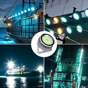 ไฟตกปลา LED สีเขียว 1000W สำหรับเรือ ใช้ล่อปลาหมึก ไฟส่องสว่างเหนือน้ำ สำหรับตกปลาตอนกลางคืน - Product Image 3