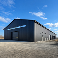Fabricant d'entrepôts en structure métallique, entrepôt métallique préfabriqué résistant au vent pour la construction industrielle côtière