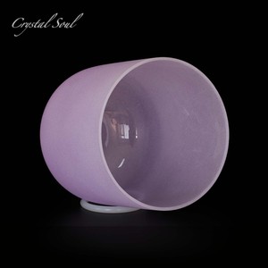 קריסטל נשמת חמה מוכר קוורץ כלי מוזיקה קול-קול צ 'אקרה קערת שירה 7 "לריפוי - Product Image 6