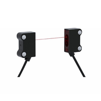 EMC aplikasi tertentu PNP penginderaan jarak 1m menyebarkan sensor optik refleksi Square