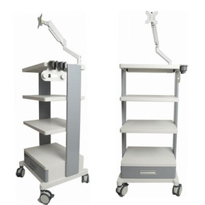 Hospital <b>Trolley</b> 660X605X1310 4 Castor Multi-Function Instrument Cart For Endoscopy Hysteroscopy Laparoscopy - Product Image 2