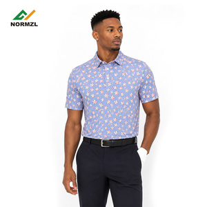 Polo de golf personnalisé à sublimation intégrale, sans coutures, respirant, à séchage rapide, avec col, pour hommes - Product Image 3