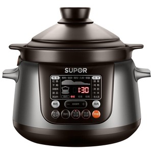 Cuisinière électrique intelligente Supor 4L programmable pour mijoter des soupes et des bouillies, usage domestique - Product Image 1