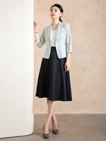 Blazer en dentelle pour femme, manches trois-quarts, fin et ajusté, élégant, respirant, avec poches plaquées, bouton unique, col cranté, idéal pour l'automne et les trajets quotidiens