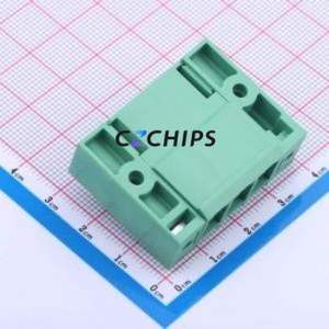 JL5EDGRM-76203G01 Plug-in Terminal Block Bent Lead Through Hole,P=7.62mm Board-to-Board / Socket Closed Screw Fixing 1x3P 7.62mm - Product Image 1