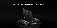 Nuevo Kit de Pedales de Carreras Originales MOZA CRP2, Versión de Doble Pedal y Versión de 3 Pedales con Accesorio de Embrague Independiente Mejorado, Venta al por Mayor