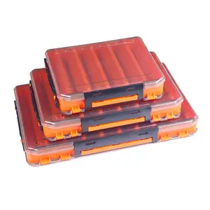 Boîte à pêche en plastique avec séparateurs réglables, étui <span class=keywords><strong>de</strong></span> rangement pour leurres <span class=keywords><strong>de</strong></span> pêche, boîte à pêche - Product Image 1