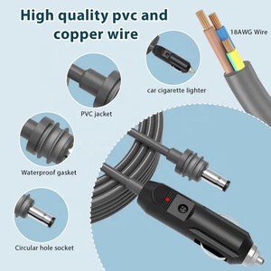 Factory Price Car Charger to DC <b>Cable</b> Fast Charge Starlink Mini Power Cords 2M/3M/5M/10M Waterproof Car Charge Starlink <b>Cable</b> - Product Image 2