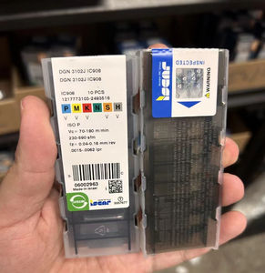 Outils de tournage externes DGN 3102J IC908 ISCARS série complète pour tour CNC, revêtement PVD/CVD, acier de dureté 63, pièce en acier disponible pour - Product Image 1