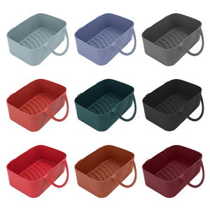 Personnalisation de <span class=keywords><strong>2</strong></span> packs de doublures en silicone antiadhésives épaisses et rectangulaires pour friteuse à <span class=keywords><strong>air</strong></span> <span class=keywords><strong>Ninja</strong></span> Dual <span class=keywords><strong>Air</strong></span> <span class=keywords><strong>Fryer</strong></span> - Product Image 5