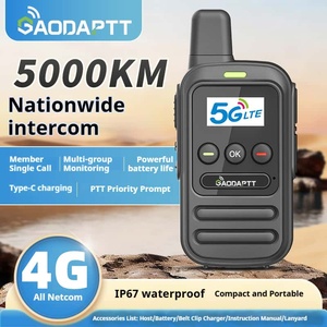 Radio PTT GaodaPTT K15: Mini Radio PoC a Portata Illimitata con Comunicazione di Gruppo Istantanea a Lungo Raggio e Funzionalità a Colori - Product Image 5