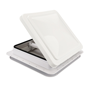 Ventilatore da Tetto per <span class=keywords><strong>Camper</strong></span> 14 Pollici, Universale con Coperchio Bianco e Ventola 12V a 6 Pale, Anello di Finitura Bianco - Product Image 4