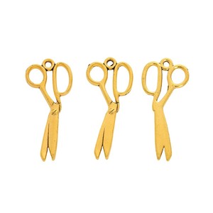 Breloque <span class=keywords><strong>Ciseaux</strong></span> à Lame Ouverte en Alliage de Zinc, Accessoire d'Outil de Couture pour Cadeau de Quilter, Bracelets - Product Image 4