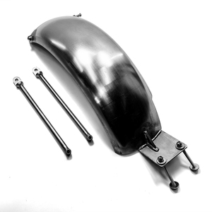 <span class=keywords><strong>Plaque</strong></span> de garde-boue arrière argentée <span class=keywords><strong>avec</strong></span> support pour <span class=keywords><strong>moto</strong></span> Honda Shadow 400 750 - Product Image 3