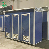 Toilettes mobiles préfabriquées écologiques et portables pour entreprises, faciles à construire, en promotion, avec abonnement sanitaire inclus