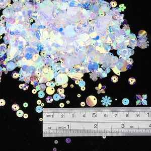Paillettes et sequins mélangés personnalisables en différentes formes pour le bricolage, la <span class=keywords><strong>couture</strong></span>, la broderie, la fabrication de bijoux, la décoration de mariage et de fête - Product Image 5