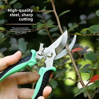 Handmatige roestvrijstalen snoeischaarset voor boomgaard & bloemen, fruitplukkers, huishoudelijke tuin, takkenknipset