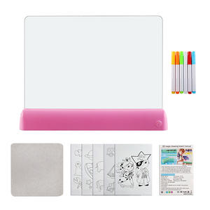 BESTLINE 2025 lumière LED Pad peinture jouets <span class=keywords><strong>tablette</strong></span> magique 3D planche à <span class=keywords><strong>dessin</strong></span> numérique blocs-notes copie chevalet conseil ensemble - Product Image 5