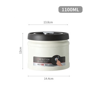ภาชนะเก็บของสุญญากาศสแตนเลสสำหรับเก็บถั่ว ชา กาแฟ เครื่องเทศ พร้อมระบบไล่อากาศ CH-VC2001 - Product Image 2