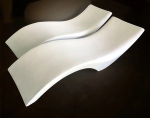 Tumbona de Fibra de Vidrio para Exteriores, Silla de Piscina, Cama Flotante para Agua, Silla de Playa para Jardín, Piscina, Descanso en el Agua - Product Image 2