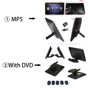 Tựa Đầu Màn Hình 10.1 Inch 1080P HD Màn Hình Cảm Ứng Car DVD <span class=keywords><strong>Player</strong></span> BT Tai Nghe Màn Hình FM BT AUX USB TF Khe Cắm Xe Tựa Đầu - Product Image 2