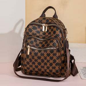 Mochila Modelo 2025 Hecha de Material PU. El forro está hecho de poliéster y presenta patrones geométricos.5928 - Product Image 5