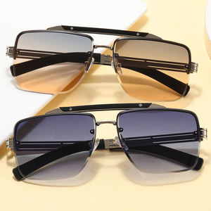 Superhot Fashion 21561 Fashion 2022 Lunettes de soleil carrées en métal pour hommes, pour l'extérieur - Product Image 4