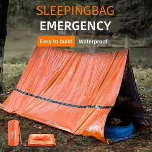 Tienda <span class=keywords><strong>de</strong></span> refugio <span class=keywords><strong>de</strong></span> emergencia con lona Survival Life, tienda impermeable para 2 personas para acampar al aire libre y situaciones <span class=keywords><strong>de</strong></span> emergencia - Product Image 5