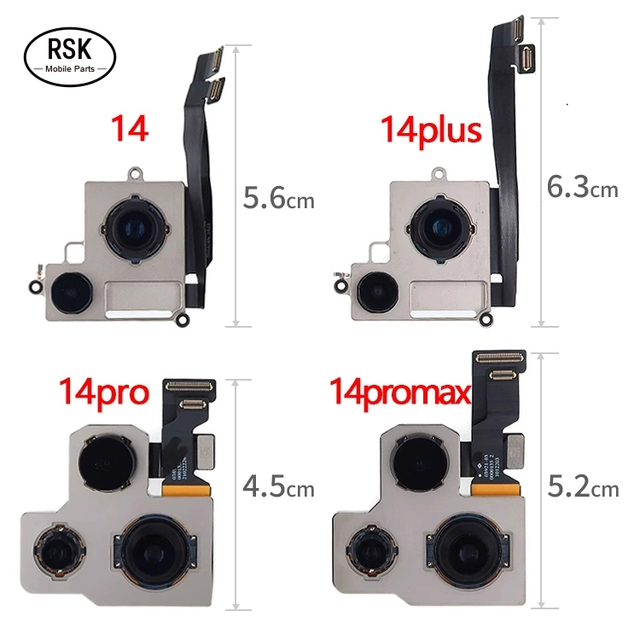 Mobile Phone Rear Camera for iPhone All Model Back Camera for Iphone X XS 11 12PRO 13 Camara Trasera Para Mobile Phone