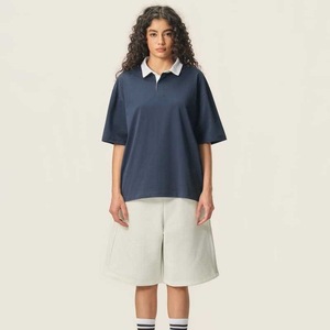 Polo homme en coton tricoté, fin, pour l'été, noir, bleu roi, gris chiné, avec étiquette et tags - Product Image 3
