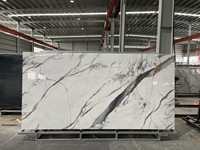 Dalles de pierre frittée en granit émaillé, aspect moderne, à prix abordable