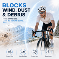 Lunettes de soleil de sport pour le VTT. Monture TR90 pour la protection solaire pendant le cyclisme. Lunettes de protection pour le cyclisme