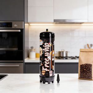 ผลิตภัณฑ์ใหม่ปี 2026 ถังบรรจุแก๊สทำวิปครีม 1364 กรัม อุปกรณ์ทำขนมหวาน ถังแก๊สคาร์บอนเหล็กสำหรับทำวิปครีม - Product Image 5