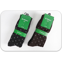 Prix haut de gamme Chaussettes d'équipage pour hommes en coton respirant de style décontracté à carreaux colorés élégants pour la vente en gros