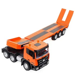 Camion plateau télécommandé HUINA 1319 à 9 canaux avec excavatrice, modèle de véhicule d'ingénierie RC, jouet cadeau - Product Image 5