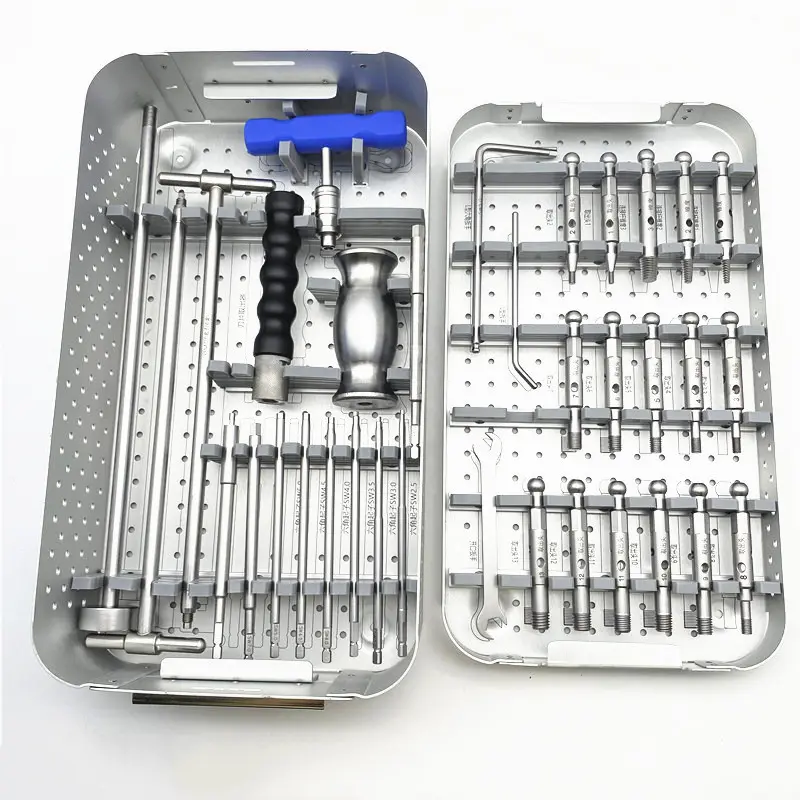 Orthopedics Broken Screw Removal Set Orthopedic Instrument Damaged Hand Tools Extractor Set