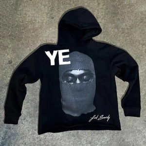 เสื้อฮู้ดดี้ยูนิเซ็กซ์แบบสั่งทำพิเศษ ผ้าโพลีเอสเตอร์ 400 กรัม สีเทาฟอกทรงบ็อกซี่ พิมพ์ลายพัฟ ผ้าเฟรนช์เทอร์รี่ ทรงโอเวอร์ไซส์ สวมใส่สบาย ระบายอากาศได้ดี มีกระเป๋า - Product Image 6