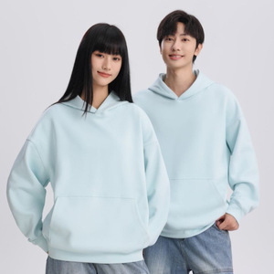 Sweat à capuche unisexe de luxe, impression de logo personnalisé, coupe oversize, en molleton épais 100% coton, hiver, ODM, streetwear hip-hop, coupe ample - Product Image 5