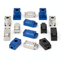 Boîtier de connecteur à changement rapide usiné CNC de haute précision en alliage d'aluminium pour composants d'automatisation industrielle