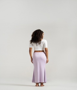 Sous-robe en polyester pour femme, coupe sirène, design lisse, ajustement souple et extensible, pour un port quotidien confortable - Product Image 4